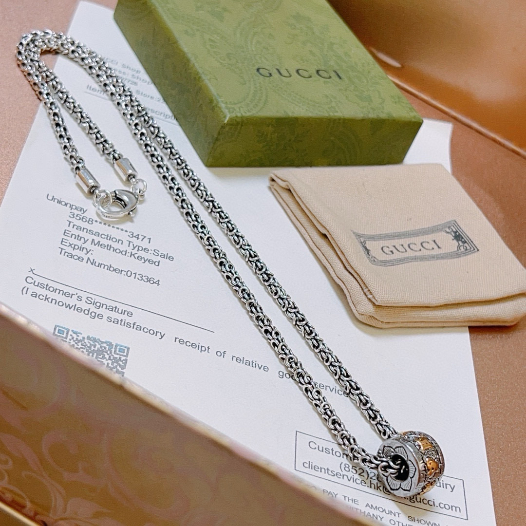 グッチ「Gucci」Anger Forest シルバーネックレス