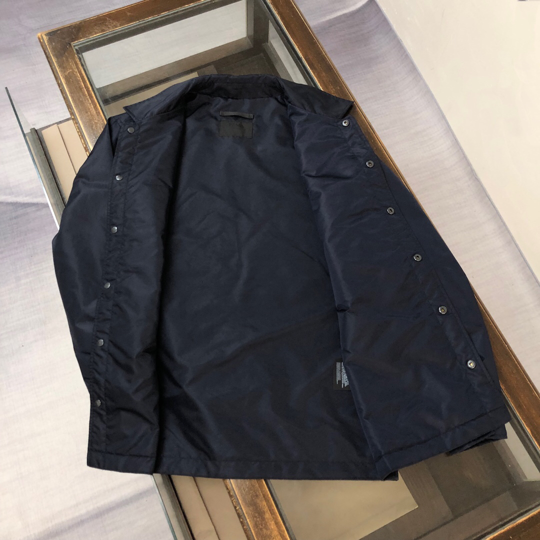 プラダ「Prada」2024早秋 スタンドカラージャケット アウター