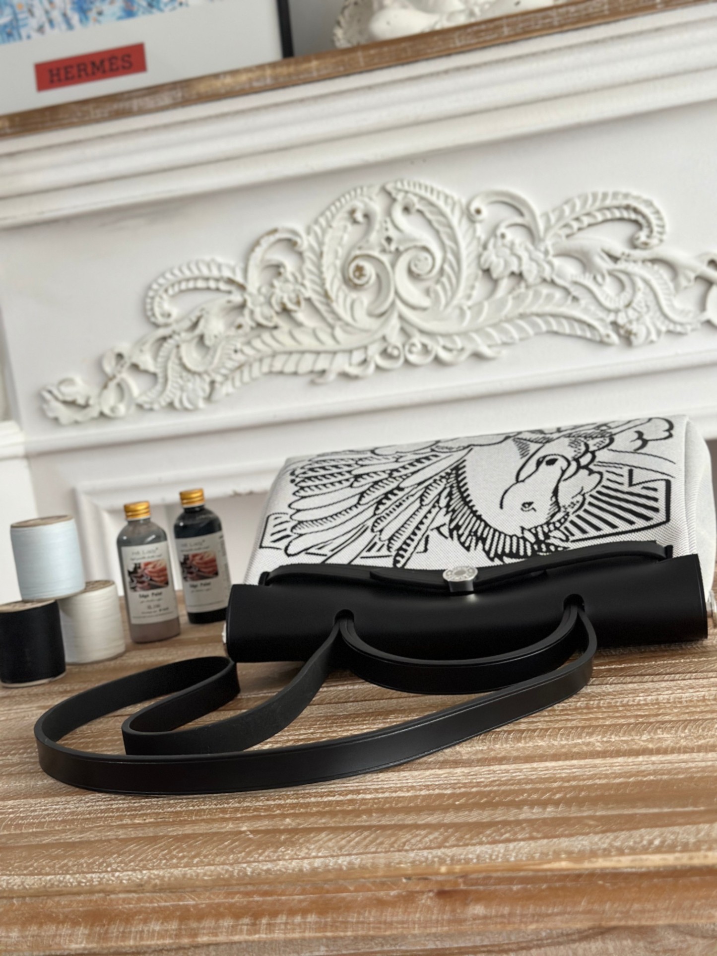 エルメス「Hermès」ハーバッグ ジップ31 鋲打ちトートバッグ「Herbag Zip 31 hobnailed」