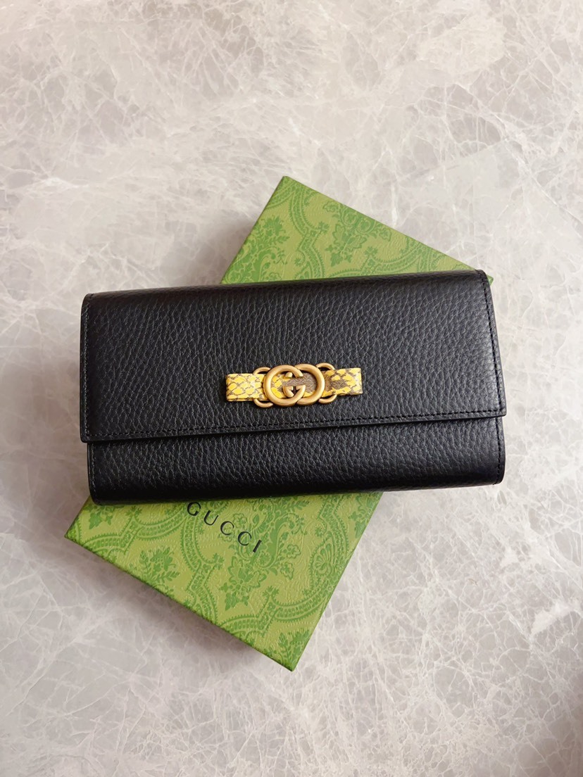 グッチ「Gucci」オフィディア GG コンチネンタルウォレット 3色