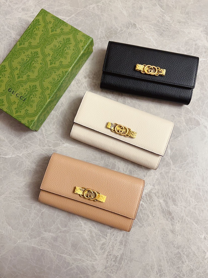 グッチ「Gucci」オフィディア GG コンチネンタルウォレット 3色