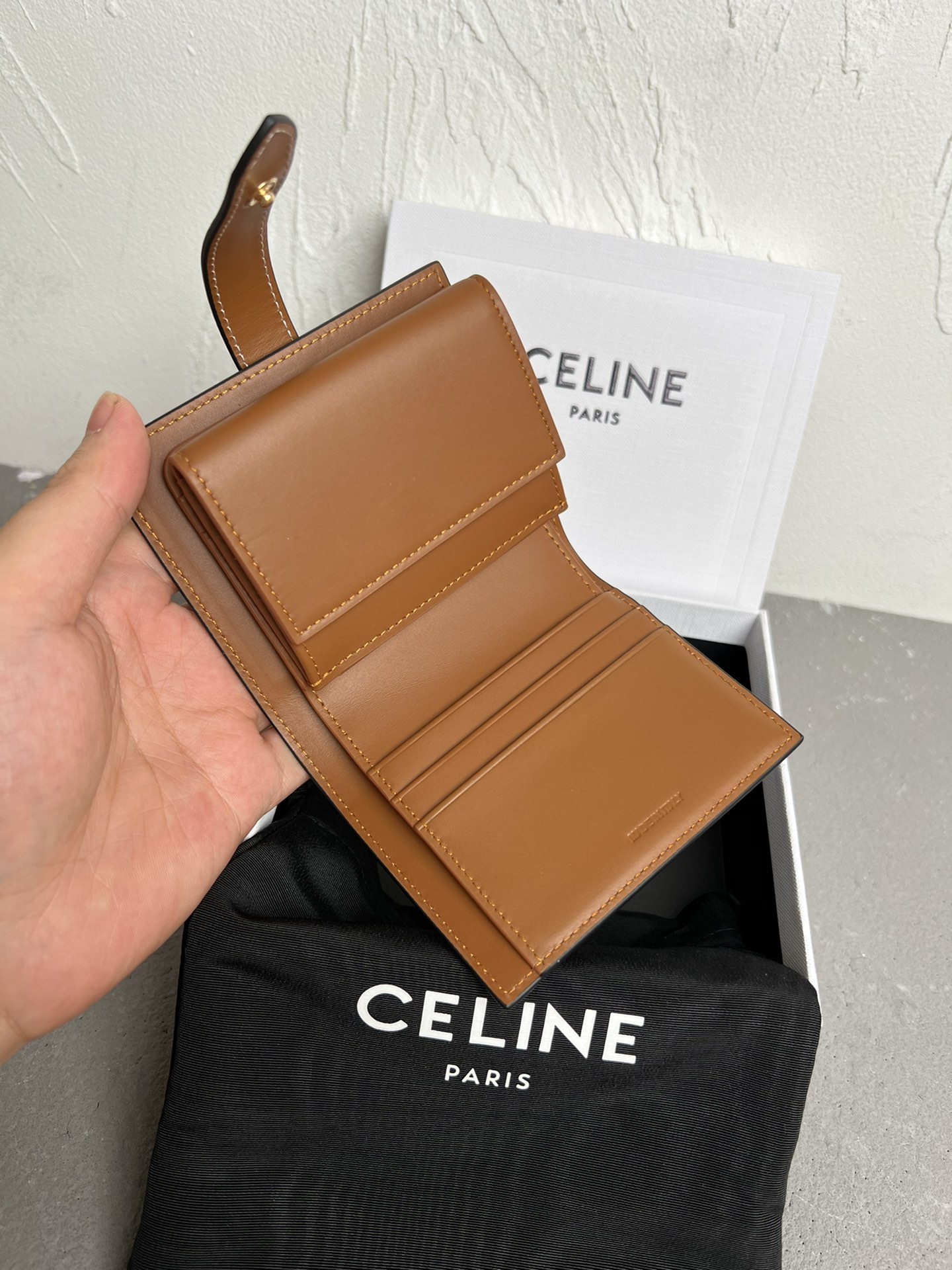 セリーヌ(Celine)ジュエリーポーチ / トリオンフキャンバス＆カーフスキン