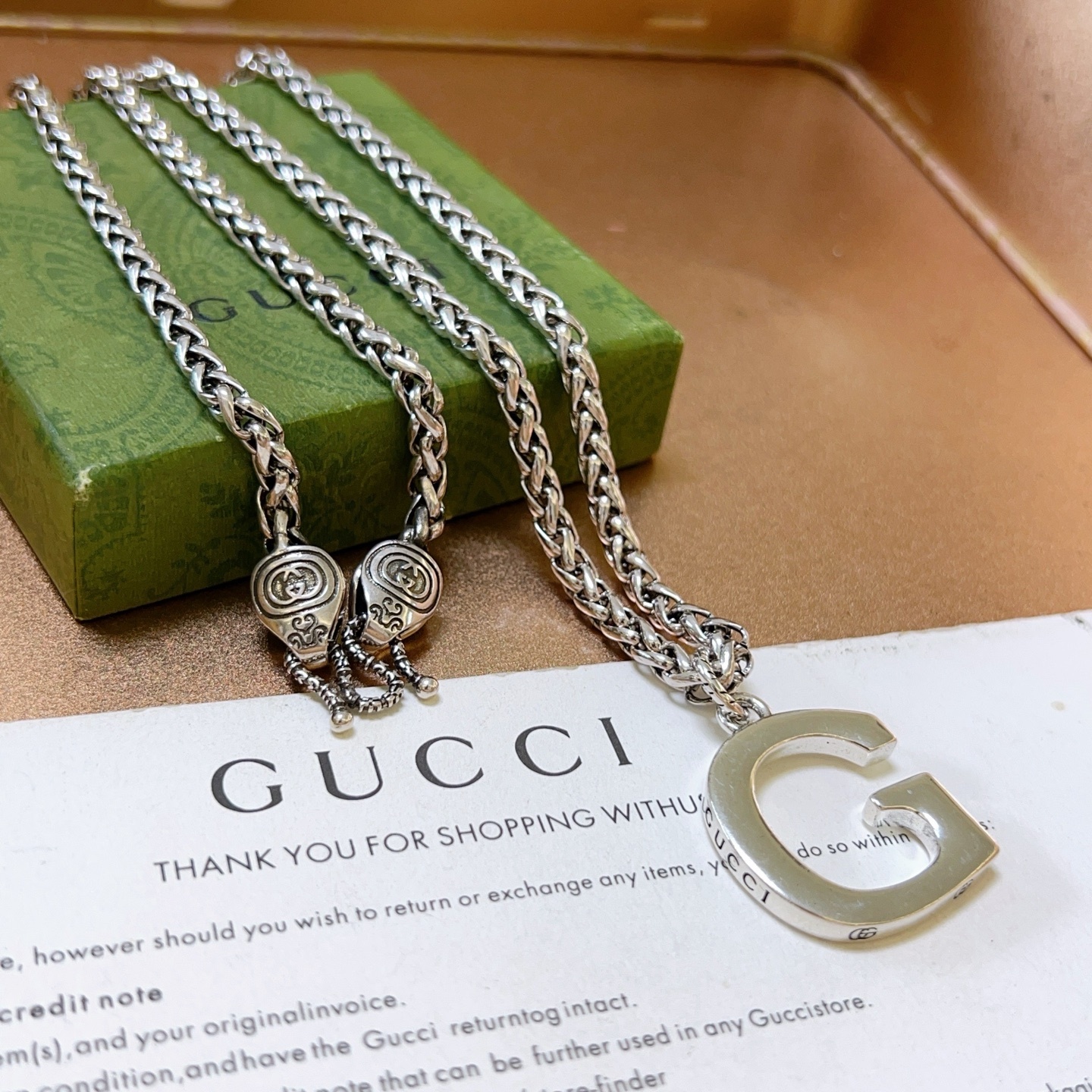 グッチ「Gucci」Anger Forest シルバーネックレス