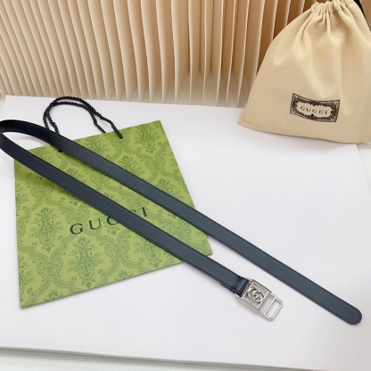 グッチ「Gucci」ダブルフェイス プレミアムレザー ベルト100CM