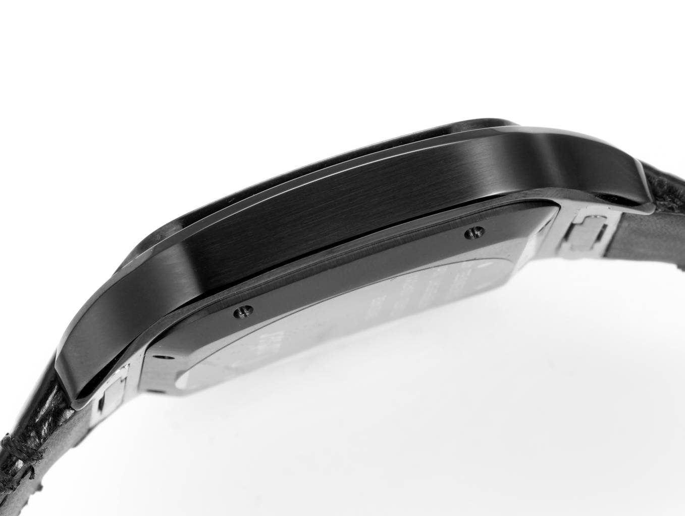 カルティエ「Cartier」 サントス ドゥ カルティエ 中東版 レザーストラップ メンズウォッチ39.8mm