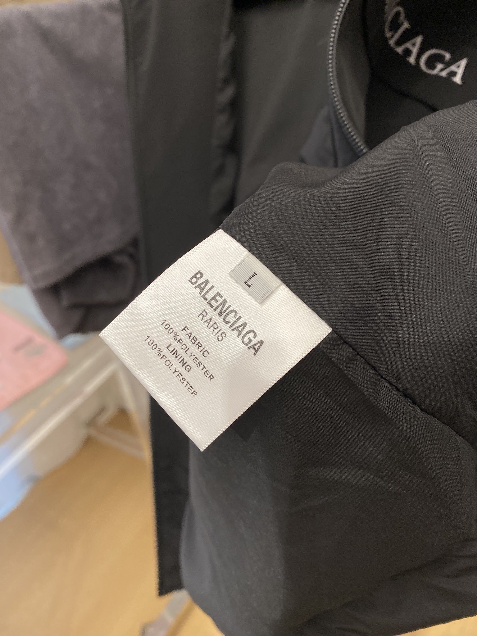 バレンシアガ「Balenciaga」2024年春夏 フレームロゴ デニムジャケット