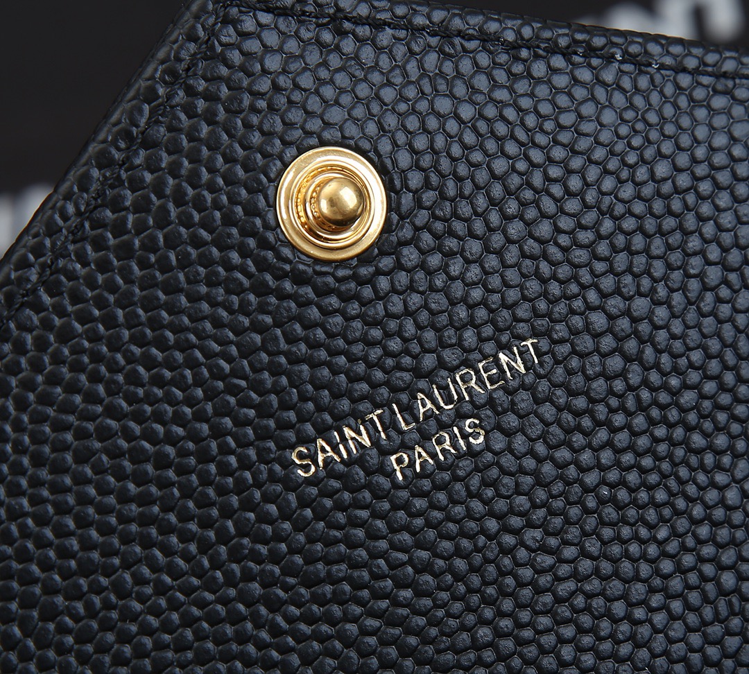 サンローラン「Saint Laurent」なし☆YSL モノグラム エンベロープ チェーンウォレット