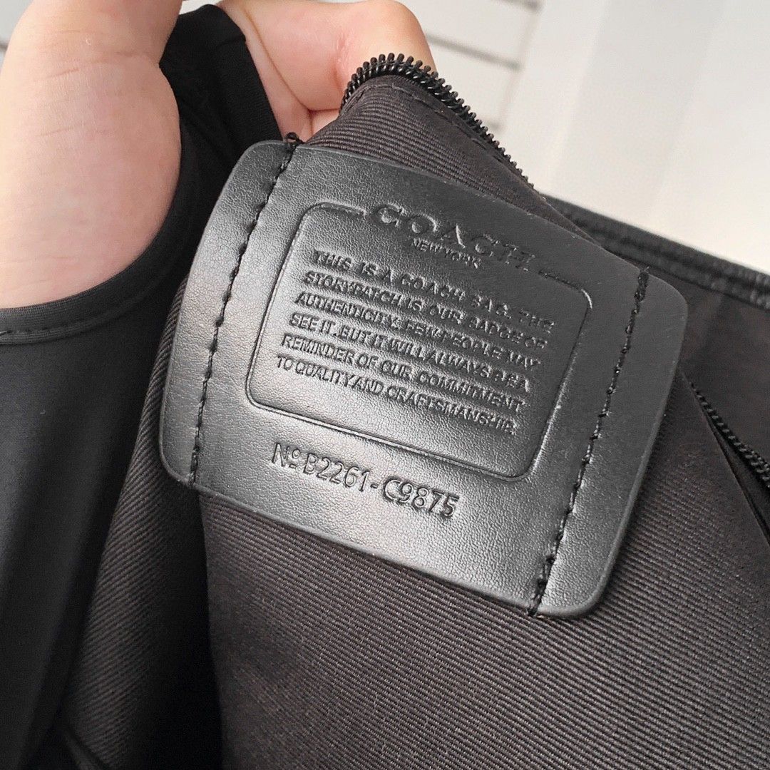 コーチ「Coach」 2022年新作 メンズフルレザー ビジネスバッグ