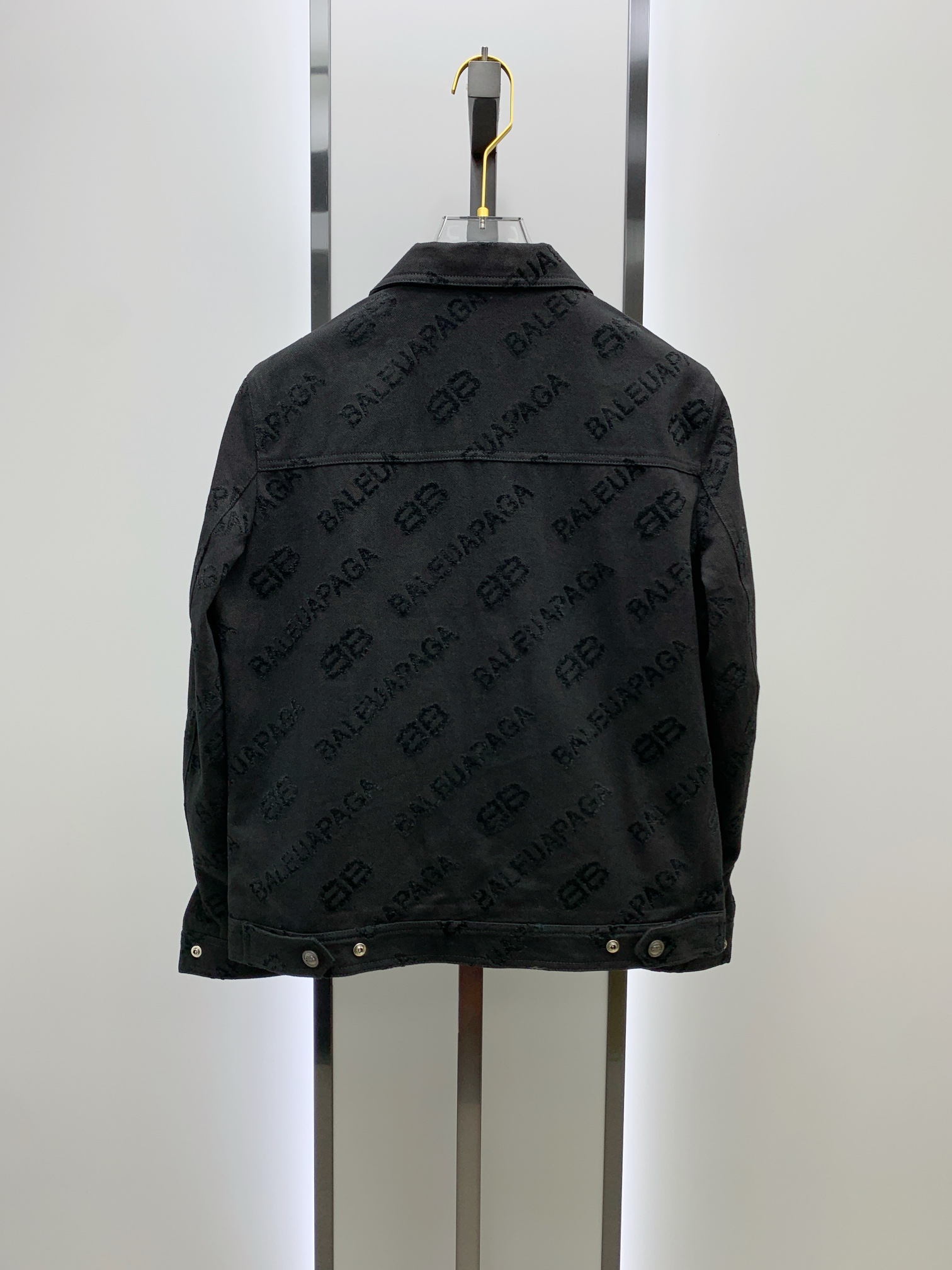 バレンシアガ「Balenciaga」2024年春夏 フレームロゴ デニムジャケット