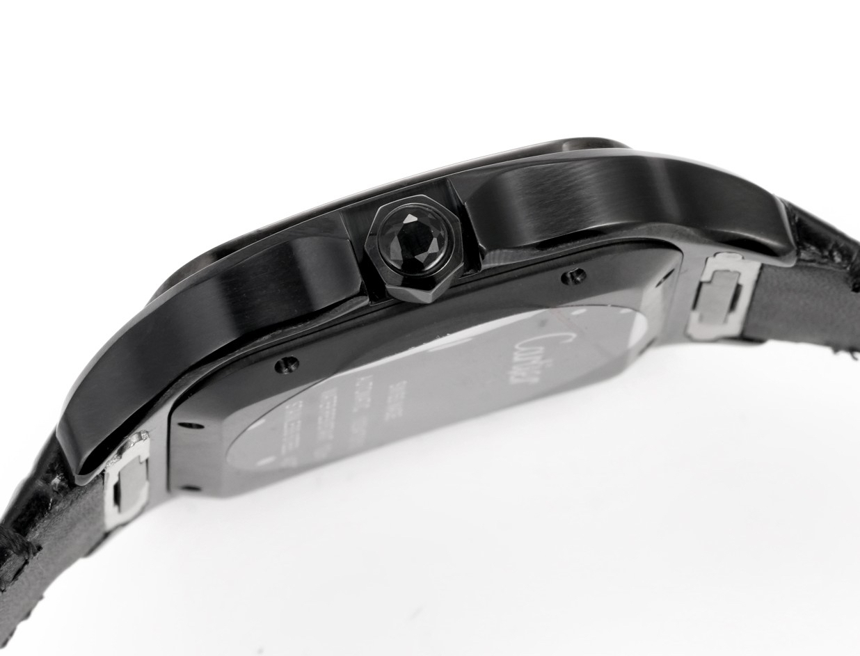 カルティエ「Cartier」 サントス ドゥ カルティエ 中東版 レザーストラップ メンズウォッチ39.8mm