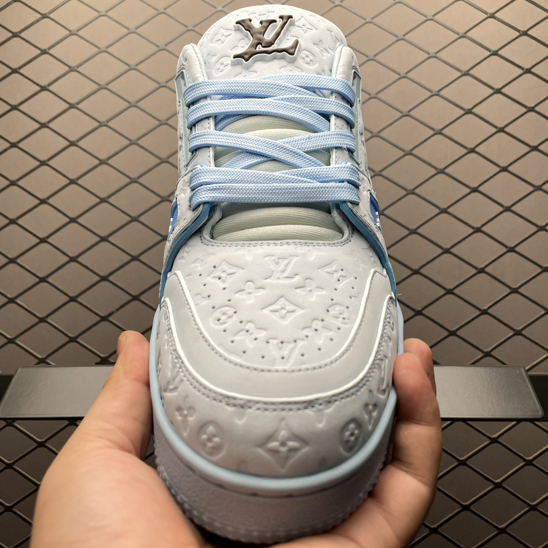 「コラボモデル」Louis Vuitton x Trainer ローカットスニーカー