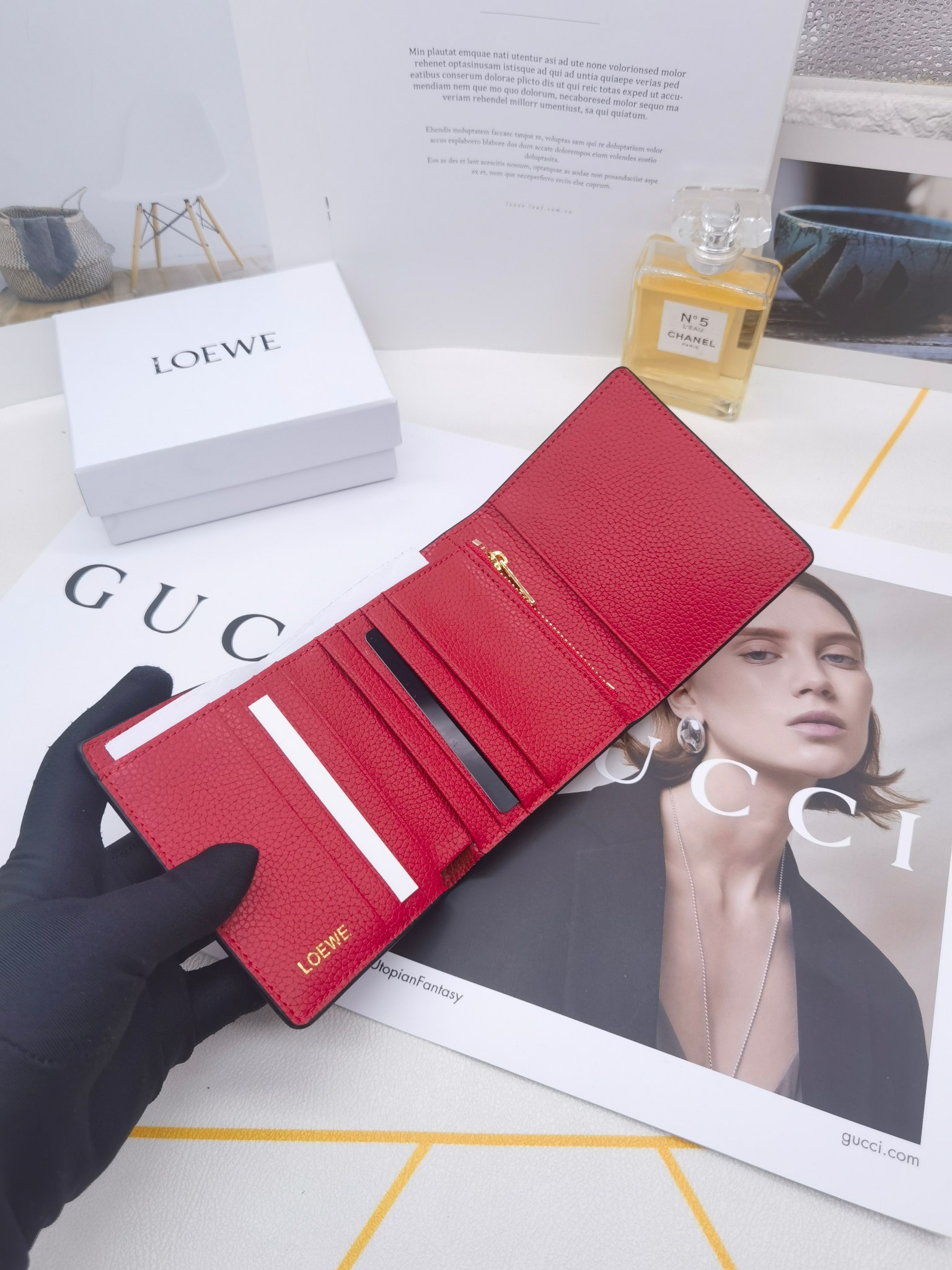 ロエベ「LOEWE」アナグラム コンティネンタル ウォレット 5色