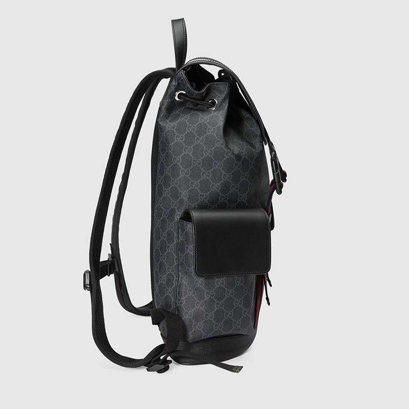 グッチ「Gucci」 ソフト GGスプリーム キャンバス バックパック