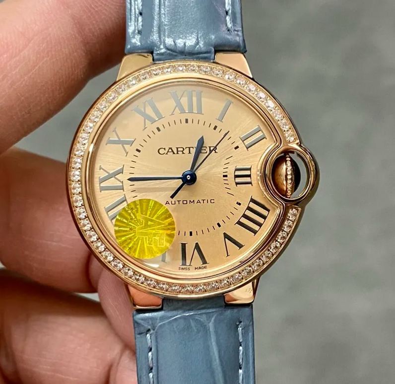 カルティエ［Cartier］バロン ブリュ 33mm 自動巻き