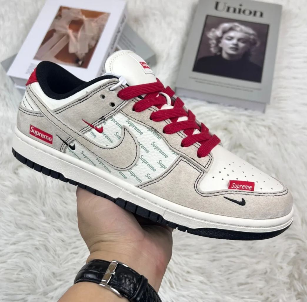 ナイキ「Nike」LV x NIKEコラボレーション SBダンク ロー カジュアルスニーカー