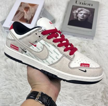 ナイキ「Nike」LV x NIKEコラボレーション SBダンク ロー カジュアルスニーカー