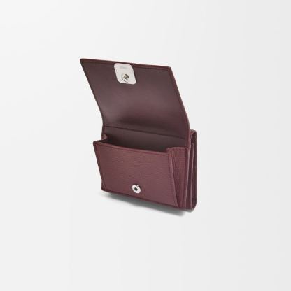 ロエベ「LOEWE」アナグラム トライフォールド ウォレット（ペブルグレインカーフ）