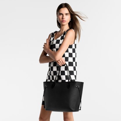 ルイ･ヴィトン(Louis Vuitton) ネヴァーフル MM - ブラック、ボルネオ グリーン、ケニア フォーヴ