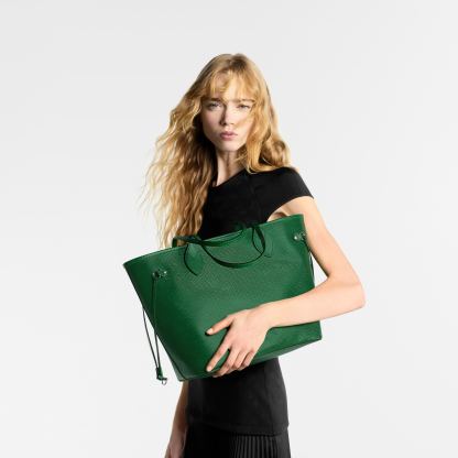 ルイ･ヴィトン(Louis Vuitton) ネヴァーフル MM - ブラック、ボルネオ グリーン、ケニア フォーヴ