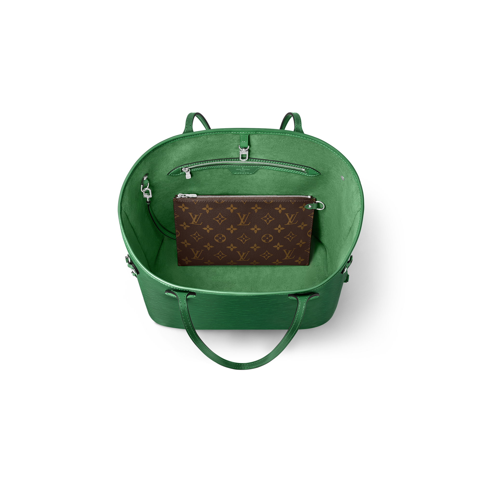 ルイ･ヴィトン(Louis Vuitton) ネヴァーフル MM - ブラック、ボルネオ グリーン、ケニア フォーヴ