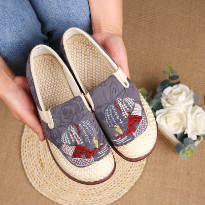 Fisherman Shoes Women's 2023 Spring and Summer New Women's Slip-on Shoes