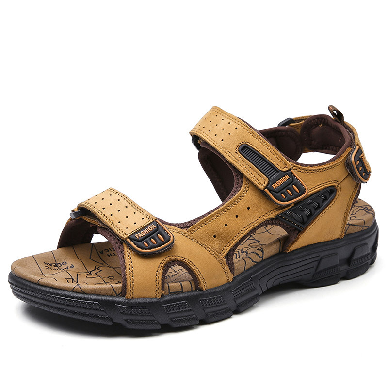 Men Orthopedic Sandals Velcro Summer Footwear