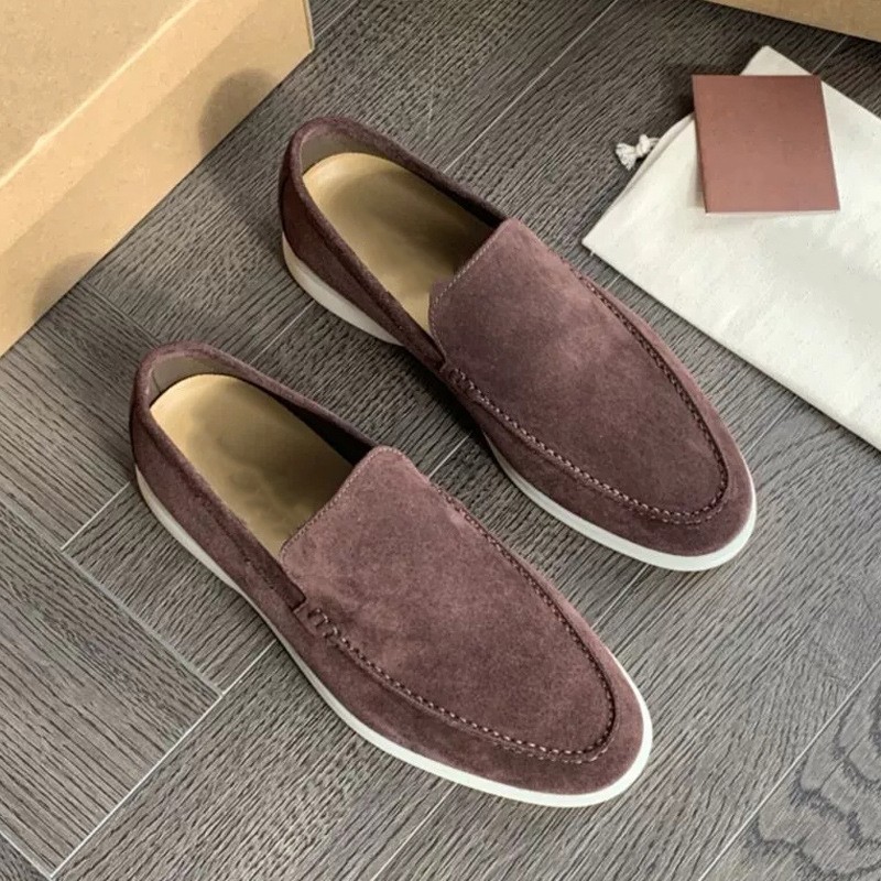 Elegant and comfortable suede loafers