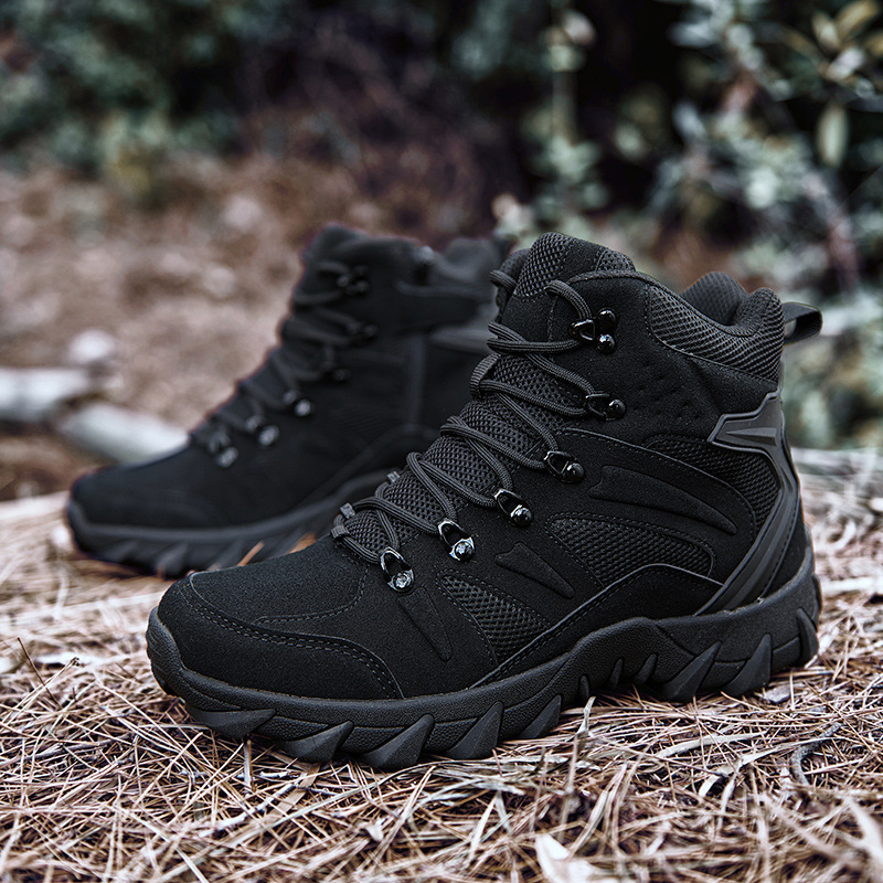 Waterproof Hiking Work Boots Men's Tactical Boots Lightweight Military Boots Breathable Boots