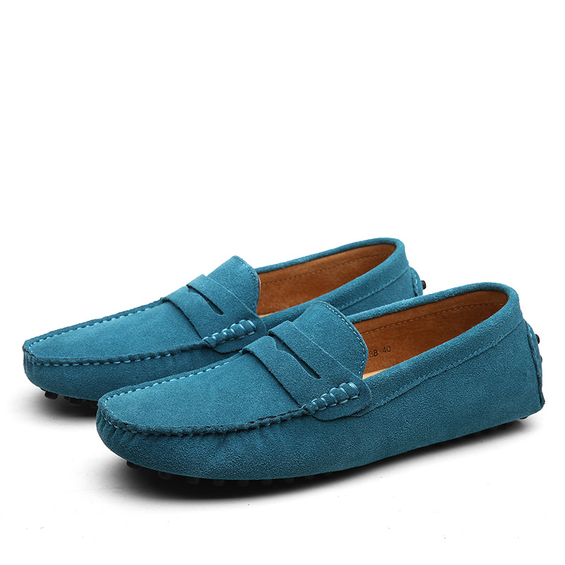 Suede Loafers Italian Style