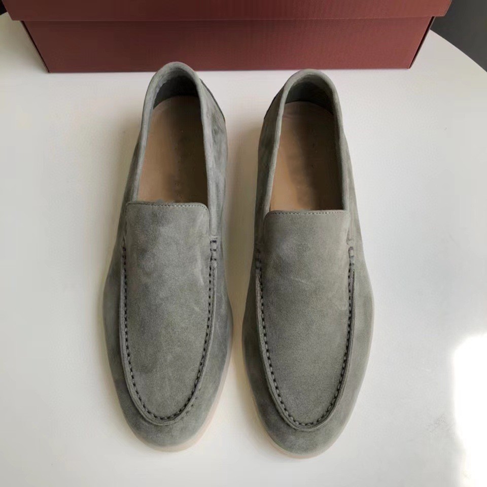 Elegant and comfortable suede loafers