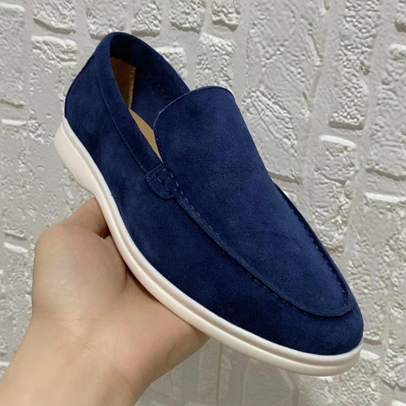 Elegant and comfortable suede loafers