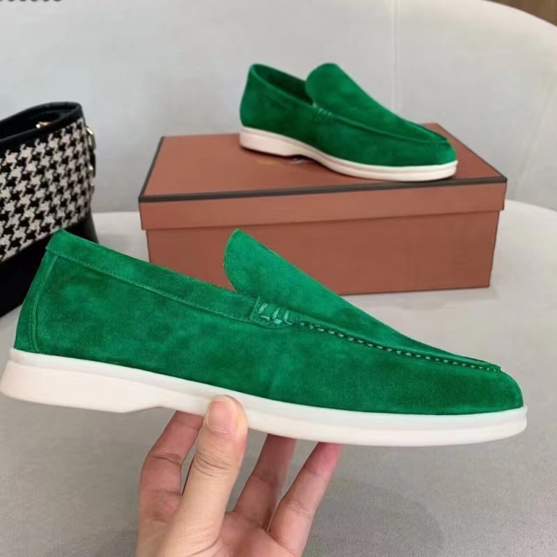 Elegant and comfortable suede loafers
