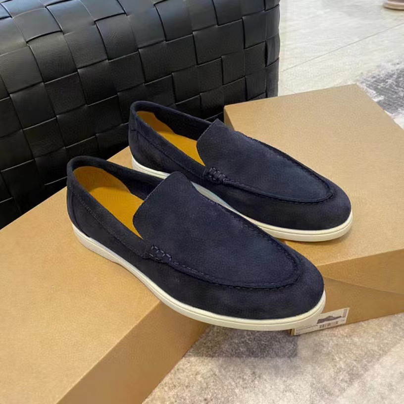 Elegant and comfortable suede loafers