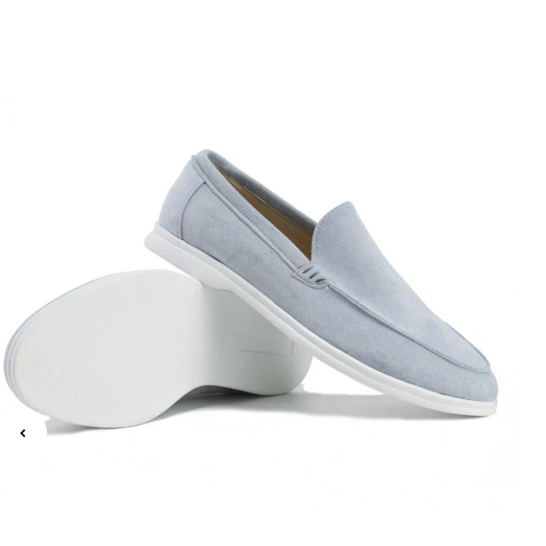 Elegant and comfortable suede loafers