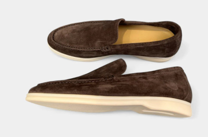 Elegant and comfortable suede loafers