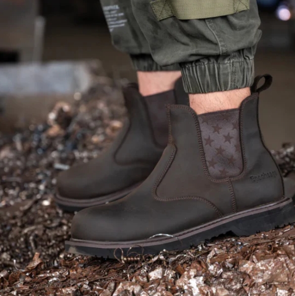 Ergonomic Breathable Work and Safety Boot with Steel Toe