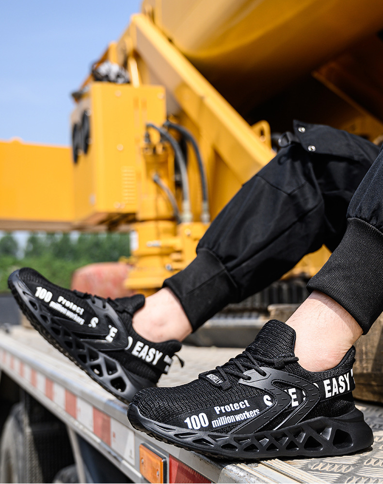 Ultra-Light Breathable Steel Toe Anti-Slip Shoes