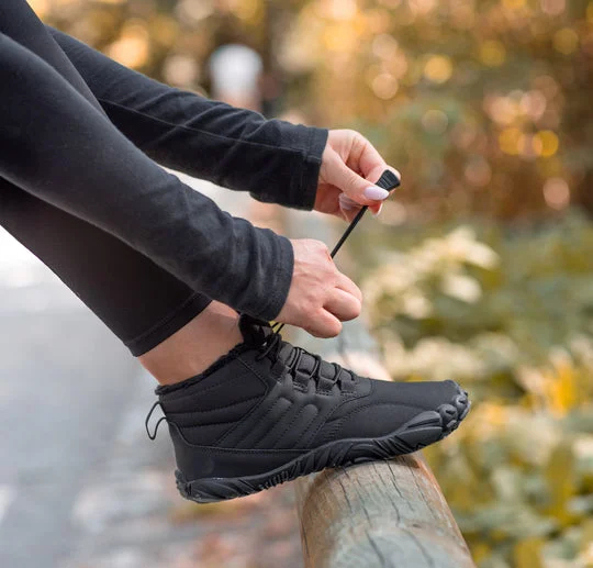 Hikng Walk Shoes Orthopedic Thermal Barefoot Shoes for Autumn & Winter