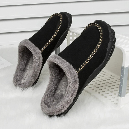 Men Winter Orthopedic Barefoot Slippers Premium Arch Support Plantar Fasciitis Slippers