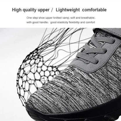 Women Orthopedic Shoes Pain Relief Air Cushion Wide Toebox High Quality Material  Elastic Non-Slip Velcro Sneakers