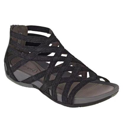 Round Toe Hollow Roman Gladiator Beach Wedge Sandals