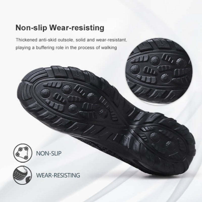 Women Orthopedic Shoes Pain Relief Air Cushion Wide Toebox High Quality Material  Elastic Non-Slip Velcro Sneakers