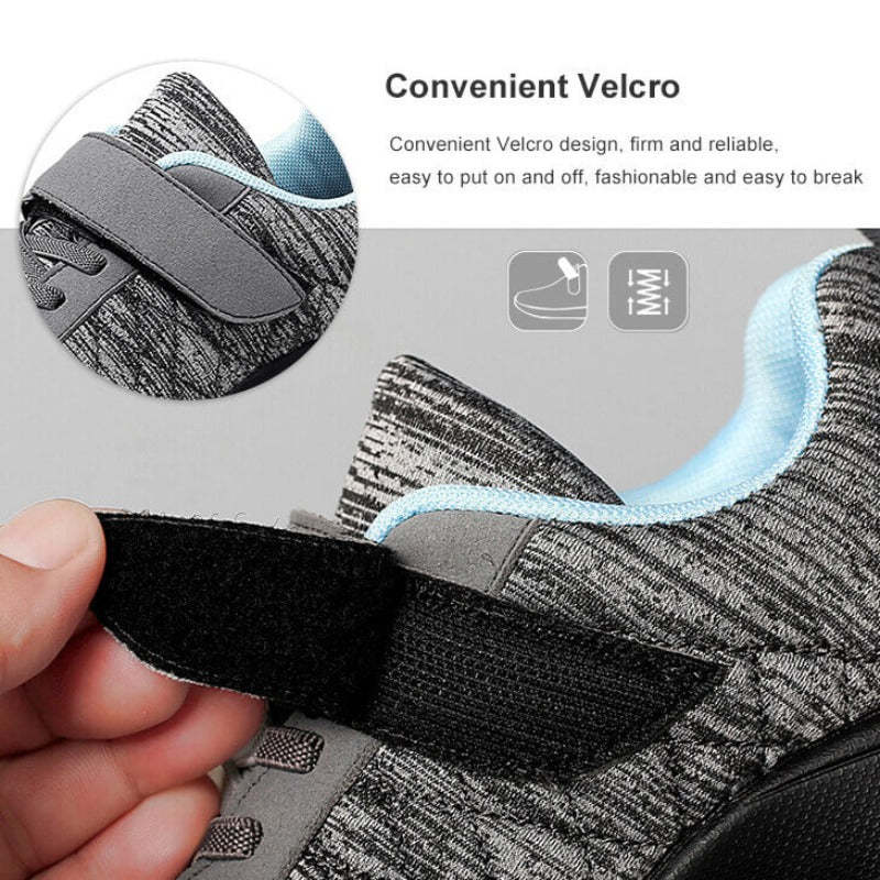 Women Orthopedic Shoes Pain Relief Air Cushion Wide Toebox High Quality Material  Elastic Non-Slip Velcro Sneakers