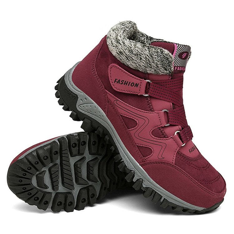 Orthopedic Shoes Men Anti-collision Velcro Hiking Ankle Sneakers Suede Outdoor