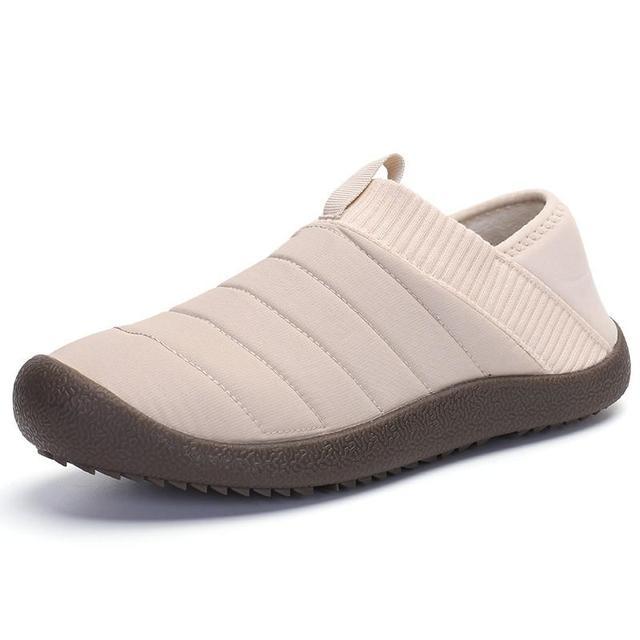 Men Fur Slippers Anti-slip Waterproof Indoor Slides