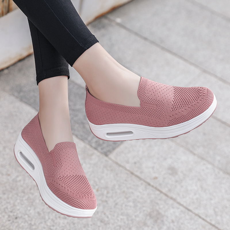 Platform Walking Shoes - Comfort Fit For Wide Feet