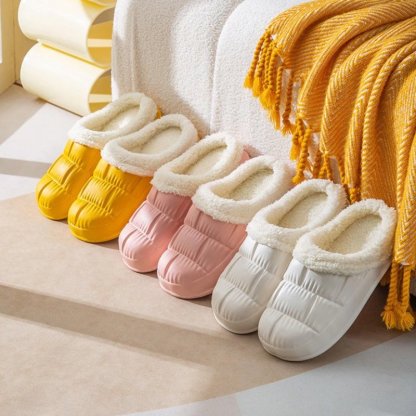 Cozy Plush Slippers For Women Nonslip Indoor Slides