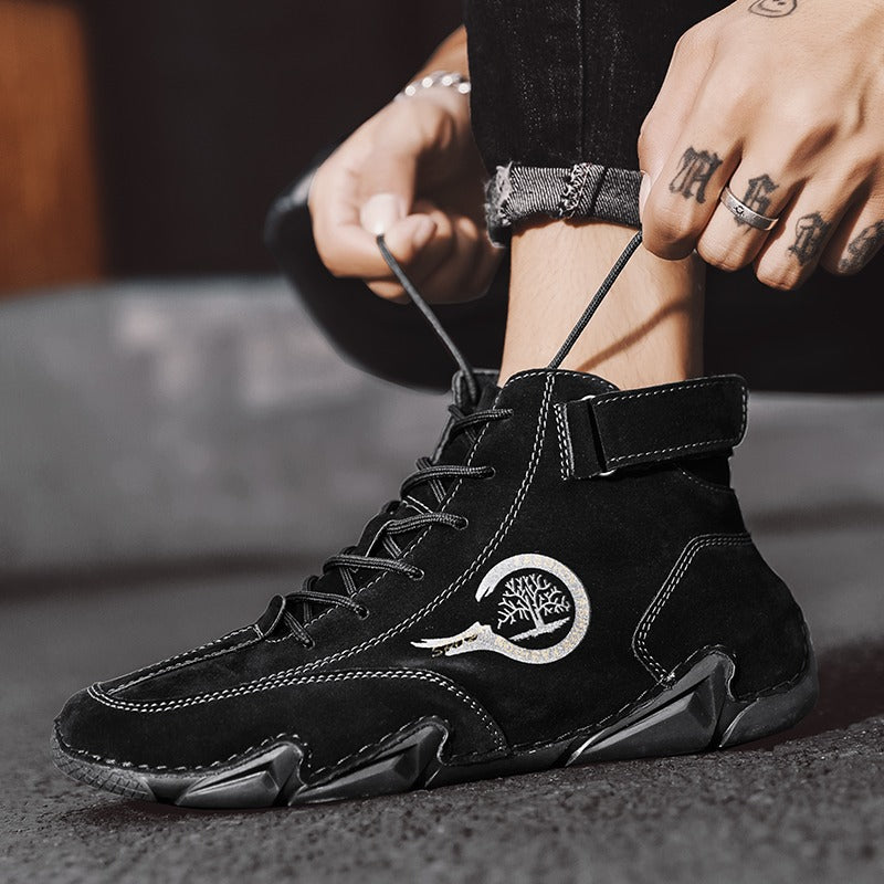 Suede Winter Ankle Boots For Men Leisure Orthopedic Shoes