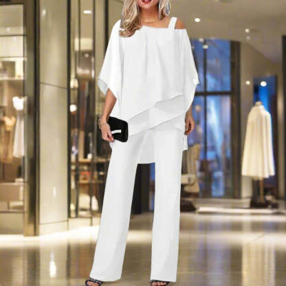 Luxury Chiffon Evening Set