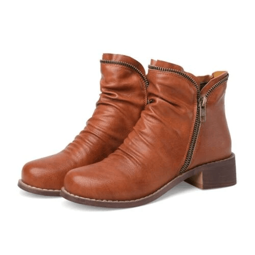 Cozy Colorful Ankle Winter Boots